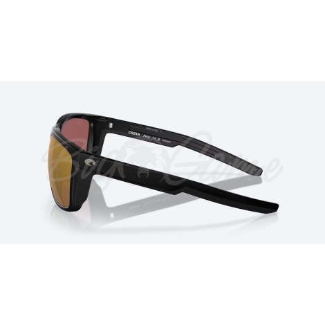 Очки поляризационные COSTA DEL MAR Ferg 580G р. XL цв. Matte Black цв. ст. Gold Mirror фото 4
