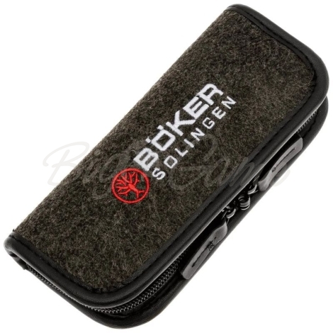 Нож складной полуавтоматический BOKER Jagdmesser Mono сталь CPM CruWear рукоять Рог оленя фото 2