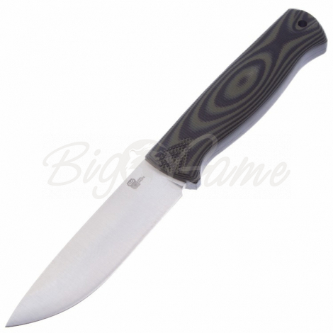 Нож OWL KNIFE Hoot сталь N690 рукоять G10 черно-оливко фото 1