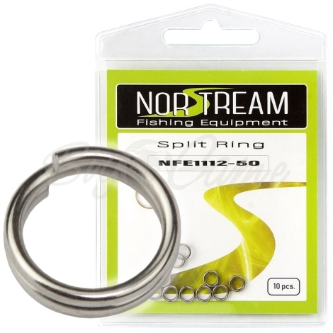 Кольцо заводное NORSTREAM Split rings (10 шт.) 5 мм фото 1