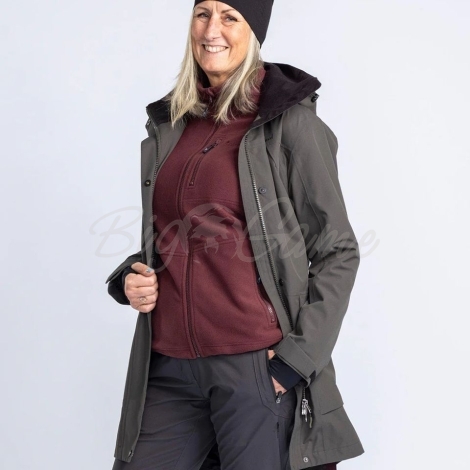 Куртка PINEWOOD WS Rain Parka цвет Dark Green фото 2