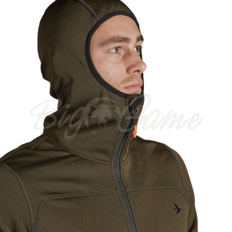 Толстовка SEELAND Power fleece цвет Pine green фото 4