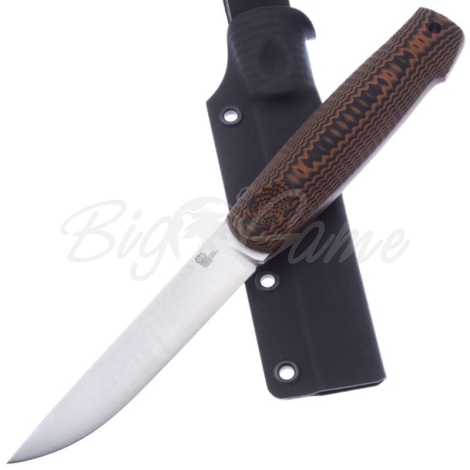 Нож OWL KNIFE North сталь M398 рукоять G10 черно-оранжевая фото 1