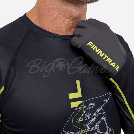Термокофта FINNTRAIL Wind Helmet 6610 цвет Graphite фото 5