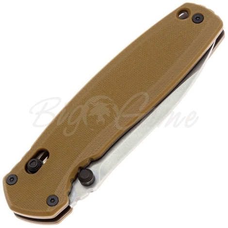 Нож складной полуавтоматический KERSHAW Broadside сталь D2 рукоять Стеклотекстолит G10 цв. Коричневый фото 3