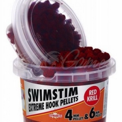 Пеллетс DYNAMITE BAITS Swim Stim Soft Hook Pellets Red Krill насадочный 4 мм & 6 мм фото 1