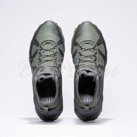 Кроссовки треккинговые AKU Flyrock Mid GTX цвет Green / Grey фото 3
