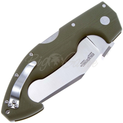 Нож складной COLD STEEL Spartan Lynn Thompson Signature S35VN рукоять стеклотекстолит G10 цв. Зеленый фото 2