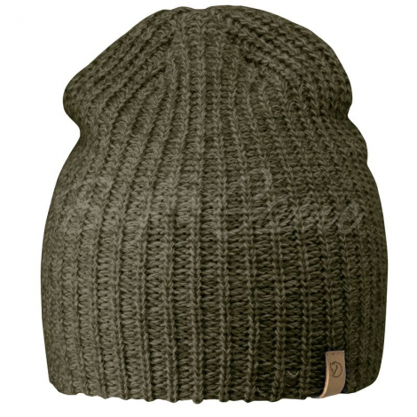 Шапка FJALLRAVEN Ovik Melange Beanie цвет 625 Laurel Green фото 1