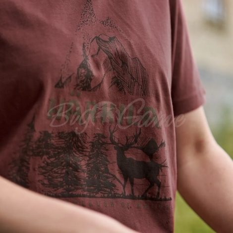 Футболка HARKILA Nature S/S T-Shirt Women цвет Hot Chocolate фото 2