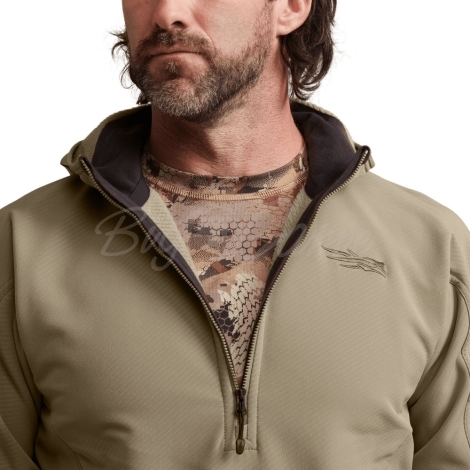 Толстовка SITKA Alpha Fleece Hoodie цвет Buckskin фото 3