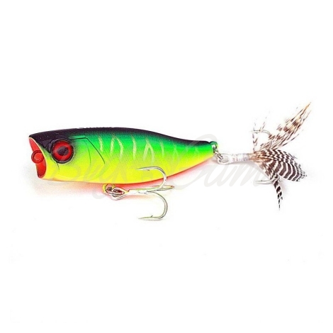 Воблер JACKALL Chubby Popper 42 мм цв. mat tiger фото 2