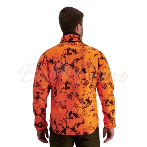 Толстовка ALASKA MS Elk Hunter Reversible Fleece Jacket цвет Moss Brown / BlindTech Blaze фото 3