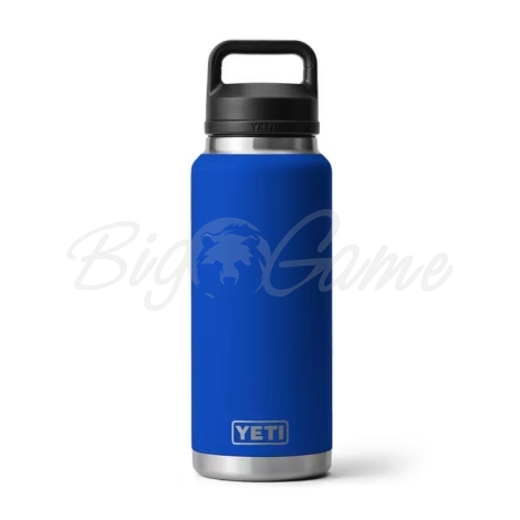 Термос YETI Rambler Bottle Chug Cap 1065 цвет royal blue фото 1