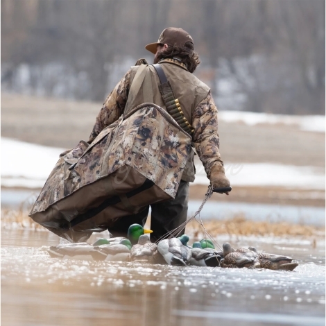 Сумка для чучел RIG’EM RIGHT 12 Slot Deluxe Duck Decoy Bag цвет Optifade Marsh фото 3