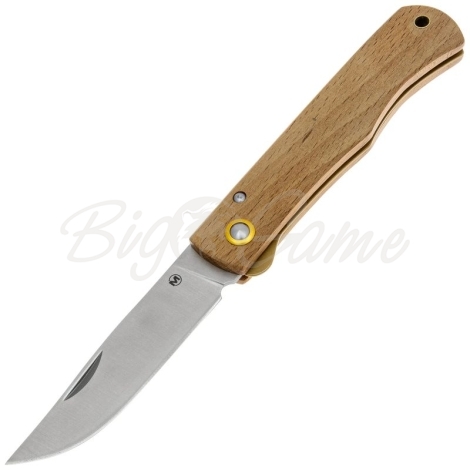 Нож складной полуавтоматический BOKER Rusticus сталь 420 рукоять Дерево цв. Коричневый фото 1
