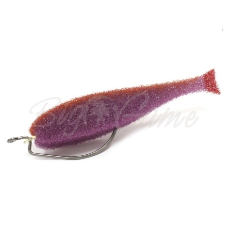 Поролоновая рыбка LEX Classic Fish 8 OF2 POB (фиолетовое тело / оранжевая спина / красный хвост) фото 1