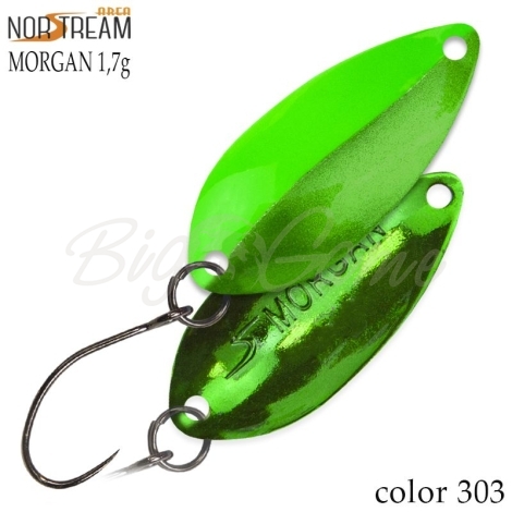 Блесна колеблющаяся NORSTREAM MORGAN 1,7 г код цв. 303 фото 1