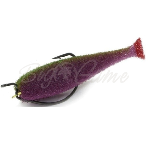 Поролоновая рыбка LEX Classic Fish 10 OF2 PLB (фиолетовое тело / салатовая спина / красный хвост) фото 1