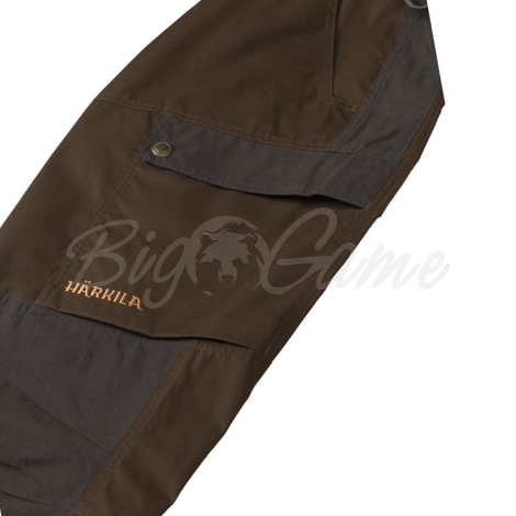 Брюки HARKILA Asmund Trousers цвет Willow green / Shadow brown фото 3