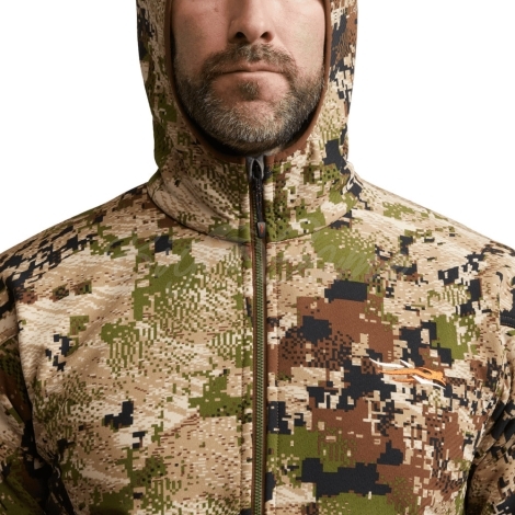 Толстовка SITKA Alpha Fleece Hooded Jacket цвет Optifade Subalpine фото 4