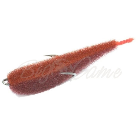 Поролоновая рыбка LEX Zander Fish 5,5 BOB (кирпичное тело / оранжевая спина / красный хвост) фото 1