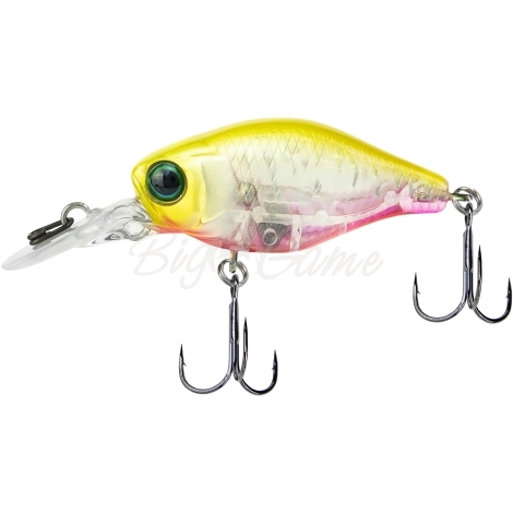 Воблер JACKALL Chubby 38 MR цв. clear chartreuse tiger фото 1