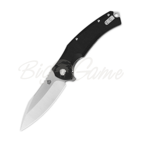 Нож складной полуавтоматический QSP KNIFE Snipe сталь D2 рукоять G-10 черная фото 1