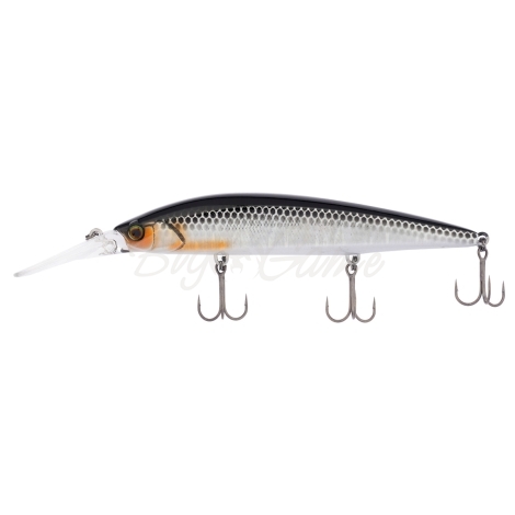 Воблер JACKALL Rerange 110SP DR цв. hl silver & black фото 2