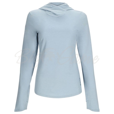 Термокофта SIMMS Women's Solarflex Hoody цвет Steel Blue Heather фото 1