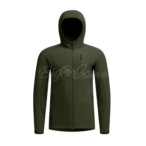 Толстовка SITKA Snowcrest Full-Zip Hooded Fleece цвет Olive Green Heather фото 1