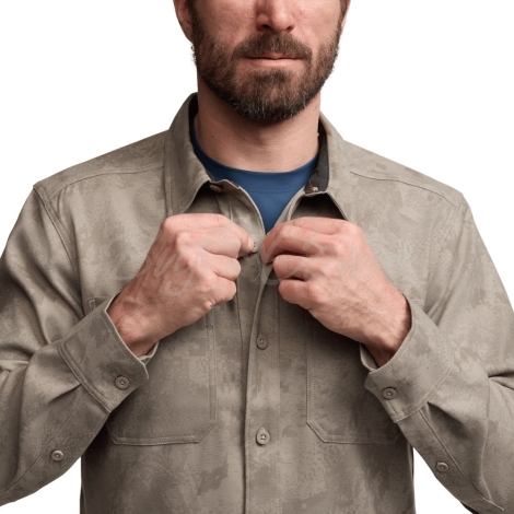 Куртка SITKA Bridger Camo LS Flannel цвет Oak Camo фото 6