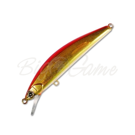 Воблер JACKALL TIMON Tricoroll GT 72SR-F цв. haku red & gold фото 2