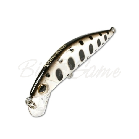 Воблер JACKALL TIMON Tricoroll 47HW цв. white & black yamame фото 2