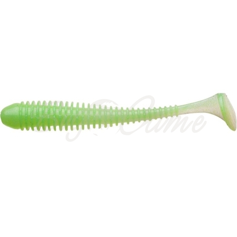 Червь KEITECH Sexy Impact 4,8" (8 шт.) цв. EA#11 Lime Chartreuse Glow фото 1