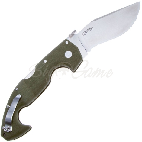 Нож складной COLD STEEL Spartan Lynn Thompson Signature S35VN рукоять стеклотекстолит G10 цв. Зеленый фото 4