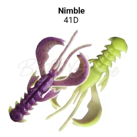 Рак CRAZY FISH Nimble 2" (8 шт.) зап. кальмар, код цв. 41d фото 1