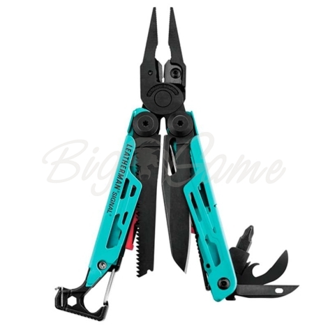 Мультитул LEATHERMAN  Signal Black Aqua фото 1