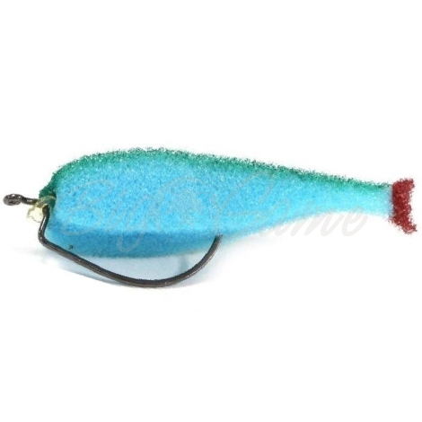 Поролоновая рыбка LEX Classic Fish 8 OF2 BLGB (синее тело / зеленая спина / красный хвост) фото 1