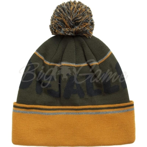 Шапка FJALLRAVEN Pom Hat цвет Deep Forest-Acorn фото 3