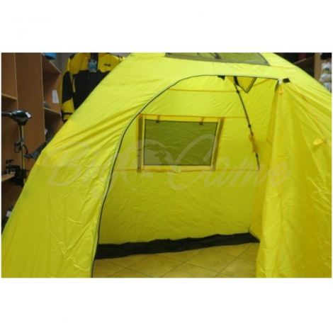 Палатка HOLIDAY Easy Ice рыболовная зимняя 1,8х1,8х1,5 цвет желтый фото 4