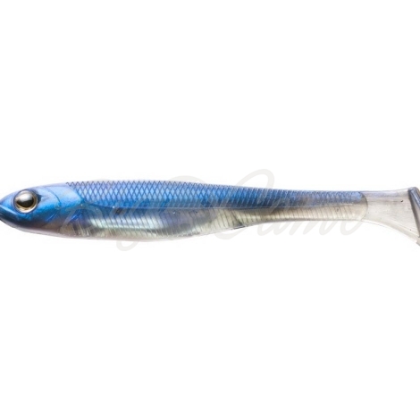 Виброхвост FISH ARROW Flash J Shad 4 (6 шт.) код цв. #04 (Problue/Silver) фото 1