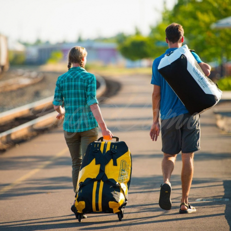 Гермосумка на колесиках ORTLIEB Duffle RS 110 Черный / Желтый фото 7