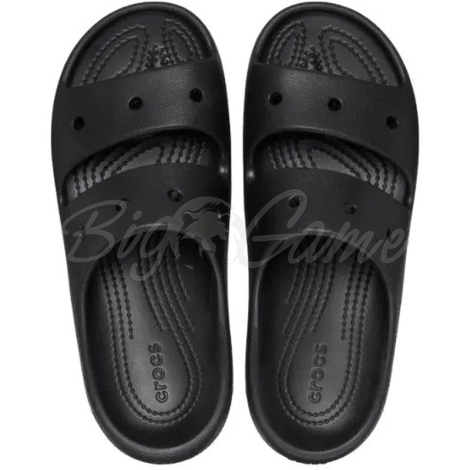 Шлепанцы CROCS Classic Sandal v2 цвет черный фото 3