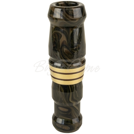 Манок на белолобого гуся D.E.D CUSTOM CALLS Зов вдовы Call of widow Short barrel (делрин) цв. Камуфляж 2 фото 1