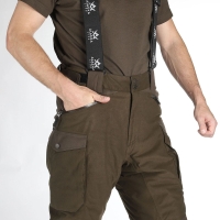Полукомбинезон ALASKA MS Tundra Pant New цвет Moss Brown превью 4