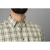 Рубашка HARKILA Milford Shirt цвет Beech green check превью 4