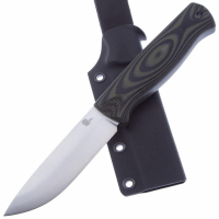 Нож OWL KNIFE Hoot сталь N690 рукоять G10 черно-оливко превью 3