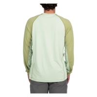 Термокофта SIMMS Solarflex LS Crewneck - Solid цвет Lt.Green / Sage Heather превью 4