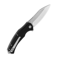 Нож складной полуавтоматический QSP KNIFE Snipe сталь D2 рукоять G-10 черная превью 4